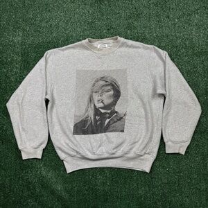 Anine Bing x Terry O'Neill Ramona Sweatshirt Women's Size S Gray Pullover * READ